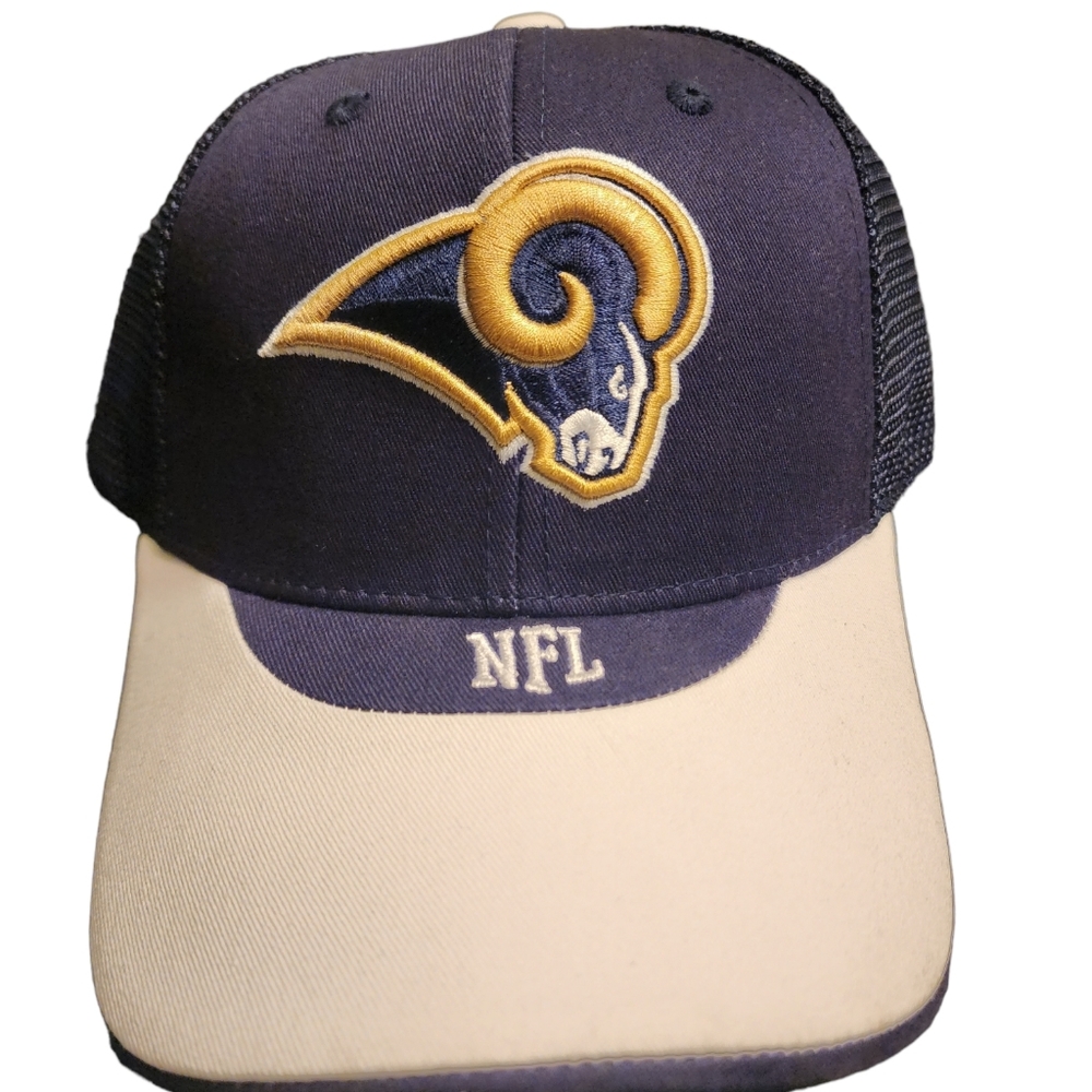 NFL Los Angeles Rams Blue and Gold Cap.